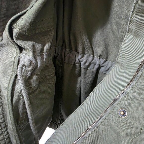 Madewell Size S Army Green Cotton Canvas Field Utility Jacket Cargo Coat - Picture 8 of 12